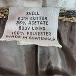 Newport News Vintage  Floral Paisley Tapestry Topper‎ Coat Tan Black 16 Photo 10