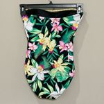 Tommy Bahama Bandeau Swimsuit One-Piece Orchid Garden Sz 4 New V-wire Swim Photo 2