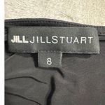 Jill Stuart Jill  Mini Dress Womens 8 Black Halter Ruched A-Line Open Back Jersey Photo 4