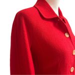 Carlisle Wool Blend Cardigan, Bright Red | sz. 8 | Vintage | EUC Photo 5
