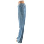 Thumbs Up Women's Blue High Waisted Loose Baggy Wide Leg Denim Jeans Size L Size L Photo 1