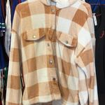 tan/white button up sweater Tan Size M Photo 0