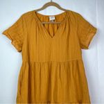 Knox Rose  Mustard Tiered Dress Photo 1