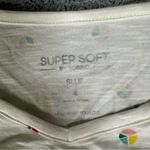 Torrid NEW Smocked Flutter Sleeve Peace Signs Cloud Dancer Babydoll Top Size 4X Photo 10