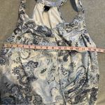 Daytrip  Buckle Metallic Surplice Tank Top blue size M Photo 5