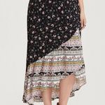 Torrid Floral Challis Wrap Skirt Size 1X Photo 0