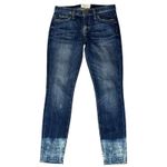 Current/Elliott Current Elliot Jeans 27 The Cut Off Crop Stiletto Darkota With Tribal Cuff Photo 2