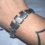 Boho Fish and Sea Theme Glass Bead Bracelet Silver Photo 0