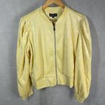 Generation Love  Revolve Blair Bomber Puff Sleeves Sweater Yellow Size XL Photo 5
