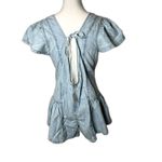 Free People We The Free Mia Playsuit Size Medium NWT! 100% Cotton Denim Romper Photo 5