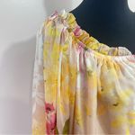 LoveColette Crop Blouse Off Shoulder Floral Sz M Cottagecore Milkmaid Boho Pink Size M Photo 7