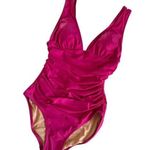 J.Crew Radiant Fuchsia Ruched V Photo 0