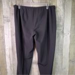 Eileen Fisher XL Black Slim Pant with Side Zipper & Button Closure w/Lil Stretch Photo 3