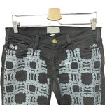 Current/Elliott Current Elliott x Marni Pearl Print Skinny Jeans Night Black‎ Size 28 Photo 3