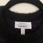 & Other Stories Purple Leopard Print Sweater Photo 2