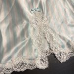 Victoria's Secret Light Blue and White Striped Chemise / teddy Photo 1