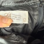 Vintage Lilli Ann Collection Genuine Leather Pencil Skirt – Size 10 Black Photo 9