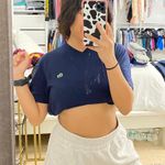 Lacoste Navy Blue V-Neck Shirt Photo 0