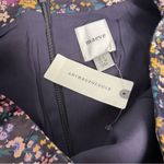 Maeve NWT  Anthropologie Faux Leather Micro Mini Side Slit Floral Women’s Size 2 Photo 4