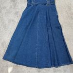 Desert Diva by Sherry Holt Vintage 90s Cotton Denim Maxi Dress Belted Western M Blue Size M Photo 7