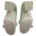 Tory Burch NIB Ivory Addison Pump Box Calf Heels Women's Sz 5.5 Shoes NEW 44916 Photo 5