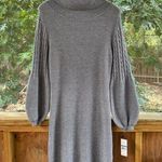Nanette Lepore Grey Bishop Sleeve Sweater Dress Size XL. NEW Photo 0