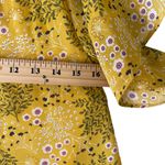 Emma & Michele Women's Size Small Yellow Floral Flutter Sleeve Maxi Dress Photo 7
