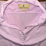 Sport Haley athletic athleisure tank top with collar‎ buttons, sz small Pink Photo 1