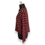 Forever 21 ‎ Womens Top Sz S Burnt Sienna Navy Blue White Stripe Cropped Length Photo 5