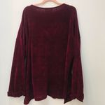 Fantastic Fawn  Boutique Vneck  Maroon Oversized sweater sz Medium Photo 54