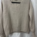 Luxe GG  Soft Cream Knit Sweater Photo 2