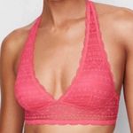Victoria's Secret Victoria’s Secret Lace Halter Bralette Cameilla Rose M Photo 0