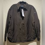 Alo Yoga NWT Socialite Shacket Button Down Pockets Expresso Size L SOLD OUT Photo 4