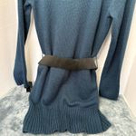 AB Studio  WOMEN SWEATER TEAL SIZE Medium  Cozy Holiday Photo 5
