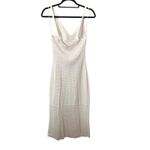 Aritzia  Wilfred Evie Crochet Midi Dress White Large‎ Photo 3