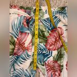 See You Monday  Floral Tropical Wide Leg Rayon Jumpsuit Size XL. E99 Photo 12