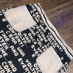 Moschino  cheap & chic y2k printed skirt Italian linen designer luxury rare boho Photo 2