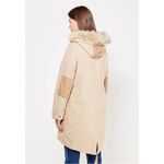 Gap 2 in 1 khaki parka jacket barn coat removable quilted lining size Small Photo 1