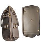 MCM  Taupe Leather Satchel w/ authenticity card Photo 2