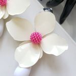 ZARA New!  Big Flower Earrings Photo 8