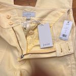 Joie NWT  Mirenda Slim Crop Cargo Pants in pastel yellow Size 4 Photo 5