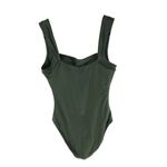 J.Crew Long-Torso Ruched Squareneck One-Piece Swimsuit Cool Cypress Green 8 Photo 3