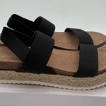 Madden Girl Cassie Black Espadrille Platform Casual Sandals New in Box 8 Photo 1