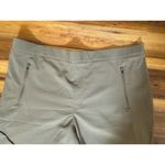 Garnet Hill Womens Casual Army Green Commuter Trousers Zipper Pockets Pants XLg Photo 1