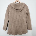 Soft Surroundings  Favorite Lounge Cardi Jacket Quilted Tan Snap Button Down, XS Photo 5