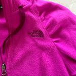 The North Face Like New Magenta Polar Fleece Full Zip Jacket Sz XS Photo 2