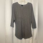 Worthington  Charcoal Long Sleeve Top Photo 1