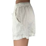 Pull & Bear  Women's White Drawstring High Waisted Casual Mini Shorts Size M Photo 1