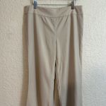 Lafayette 148 Pants Womens 8 Waverly Wide Leg Wool Dress Office Beige Stretch Tan Photo 2