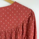 Wonderly  Polka Dot Peasant Blouse Size XL Boho Prairie Cottage Cotton Modest Photo 1